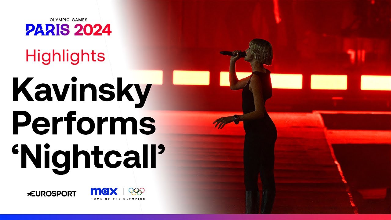 Nightcall 😍 Phoenix, Ang&egrave;le and Kavinsky perform at Paris Olympics Closing Ceremony 🔥 | #paris2024