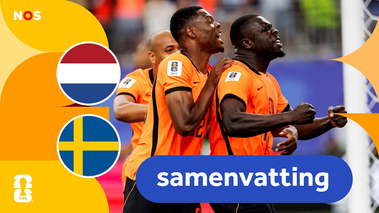 Samenvatting Nederland - Zweden | Groep F | WK2026⚽️