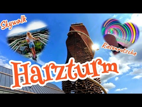 !!! FERTIG !!! Harzturm Torfhaus Nationalpark Harz | Skywalk und 110m Riesenrutsche Rasantia