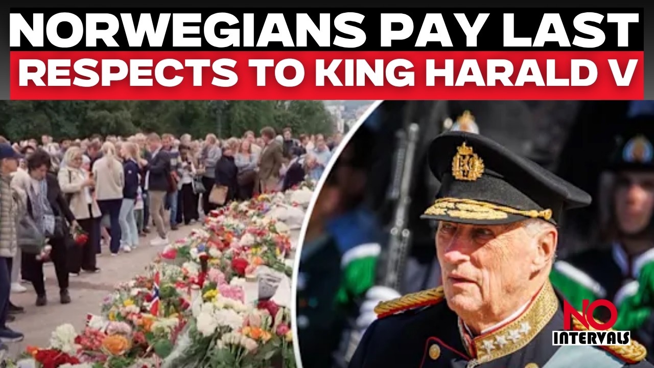 Norwegians Pay Last Respects to King Harald V | Norwegians Bid Final Goodbye To King Harald LIVE