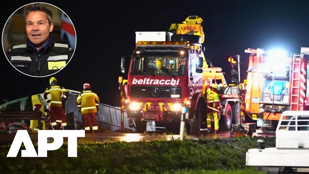 Dutch Tour Bus Crashes in Swiss Alps, Several Killed | APT
