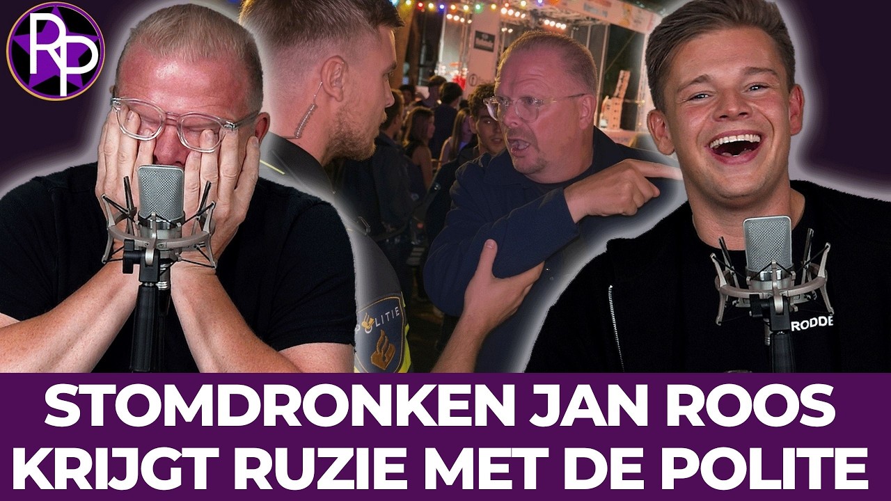 Stomdronken Jan Roos krijgt ruzie met de politie: 'Ik schaam me kapot'