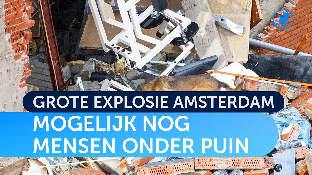 🔥 AMSTERDAM is 'een groot RAMPGEBIED', mogelijk SLACHTOFFERS onder het puin! | Hart van Nederland