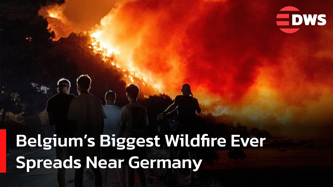 WATCH: Belgium&rsquo;s Biggest Wildfire Ever Spreads Near Germany | AL15