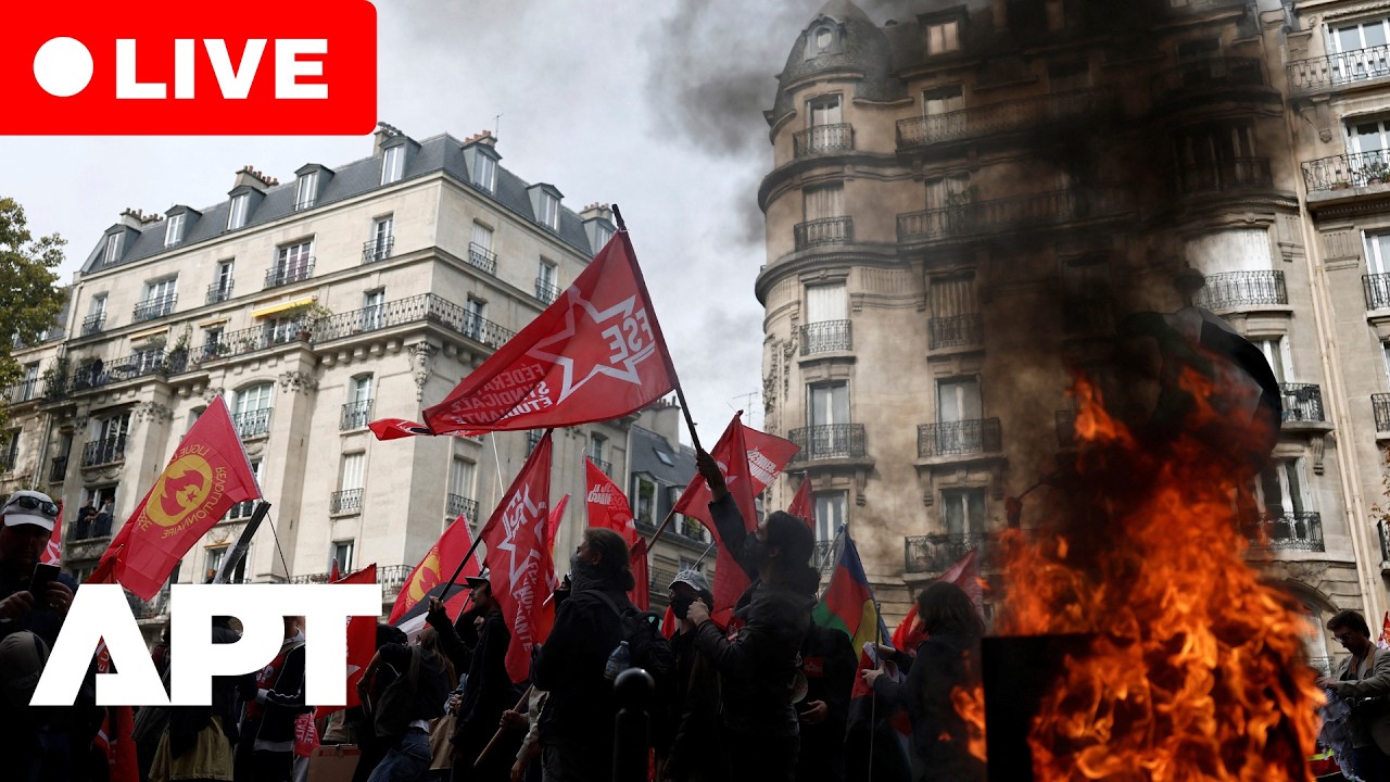 LIVE: Paris Protest Turns Violent as Police Clash With Demonstrators | APT