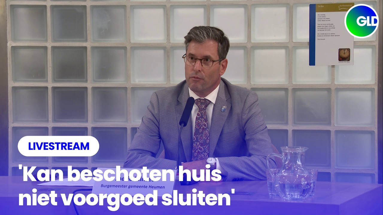 Persconferentie situatie Overasselt: beschoten woning gesloten, huis van burgemeester beveiligd