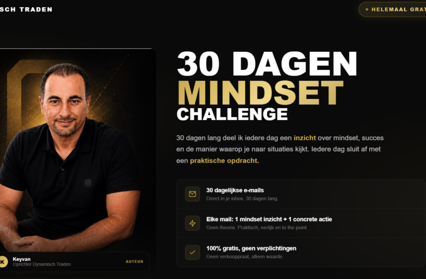 Steeds meer mensen doen mee met aan de 30 dagen Mindset Challenge