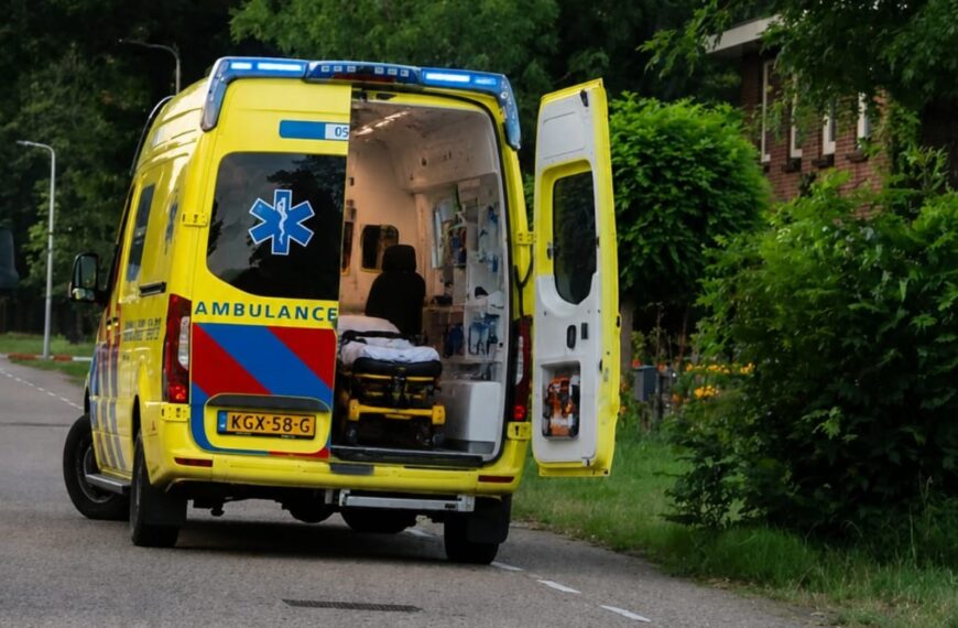 Grote inzet hulpdiensten na barbecue-ongeluk: minderjarige zwaargewond