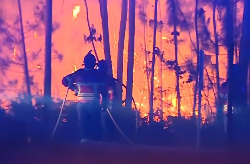 Portugese dorpen in direct gevaar: volledig omsingeld door natuurbrand