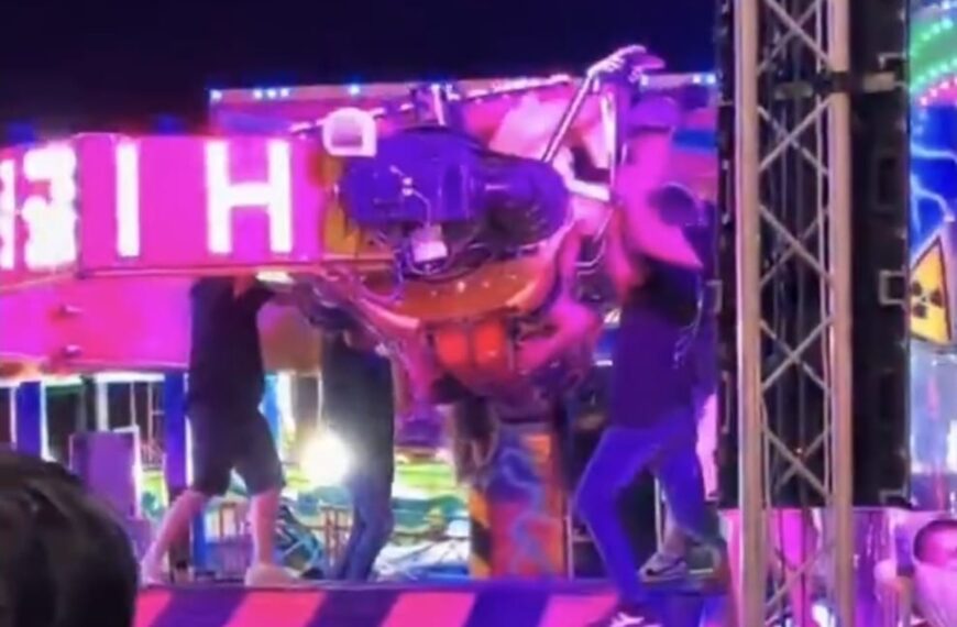Nachtmerrie op de kermis: attractie stopt met bezoekers ondersteboven